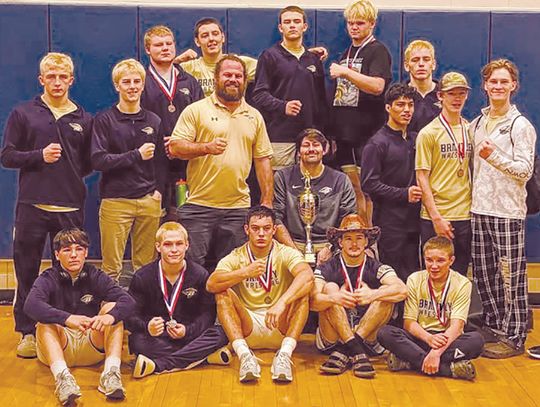 BCHS grapplers win Area 3 title