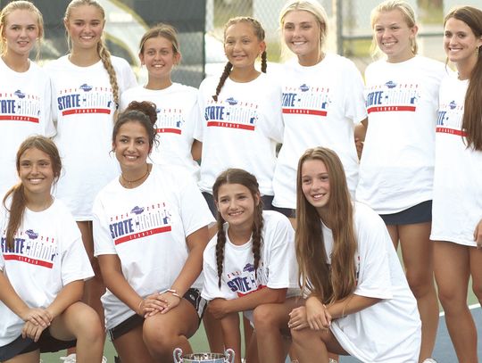 BCHS rules Class A DI tennis after sweep BCHS rules Class A DI tennis after sweep