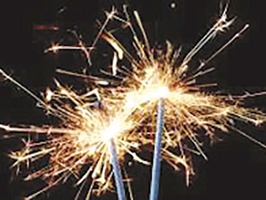 Be careful handling sparklers