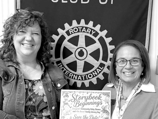 Bell tells Rotary Club about storybook beginnings event