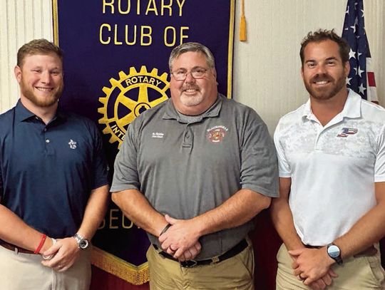 Blackshear Fire Chief explains benefits of ISO rating to Rotary
