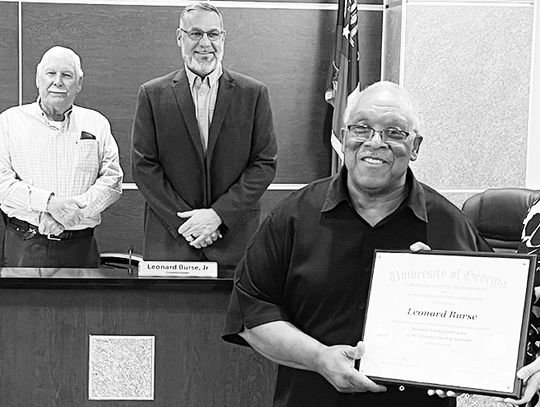 Burse earns speciality commissioner’s award