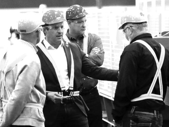 Candidate for Lt. Governor visits Steel and Metal Systems