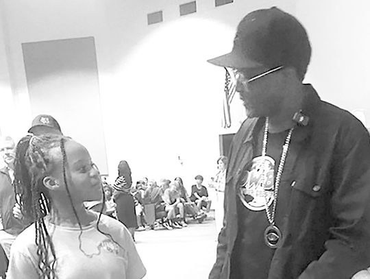 City native “JFly” Flynn offers inspiration to middle schoolers