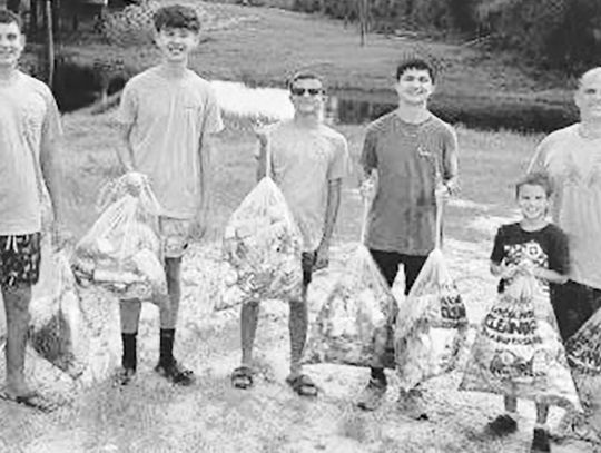 Cleanup day on the Satilla River