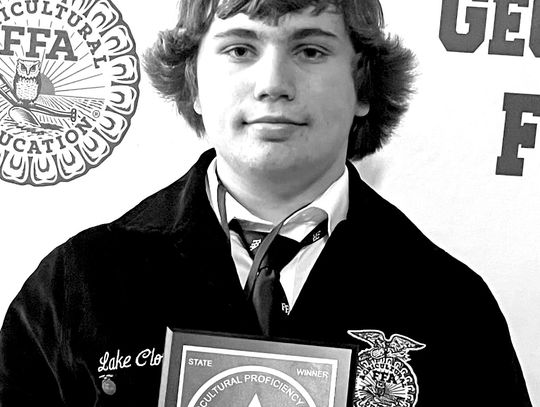 Clough places third at convention