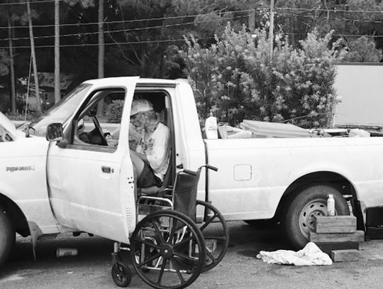 Coming together to help a stranded motorist