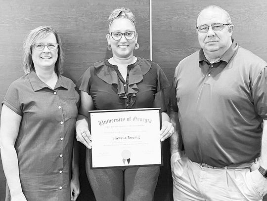 County recognizes HR director Young