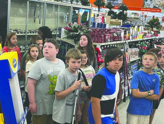 Educational grant funds hands-on field trip