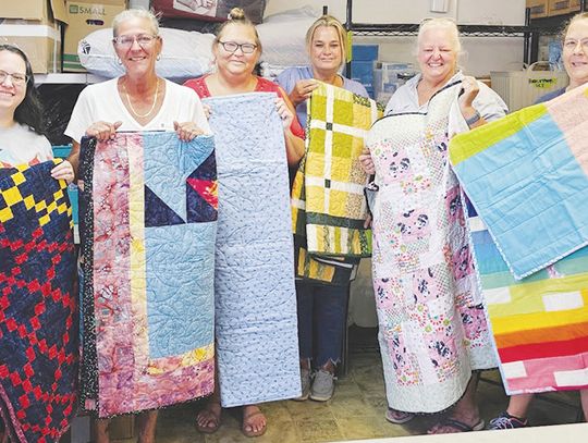 Family Connections receives quilts