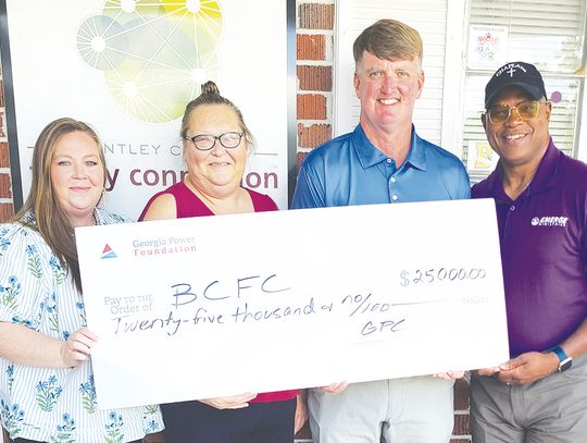 Georgia Power gifts $25,000 to BCFC for fire recovery efforts
