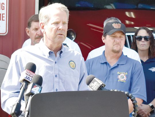 Gov. Kemp announces grant for local firefighters