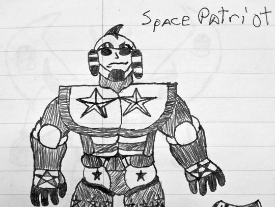 I created heroes, but the real hero was my mom