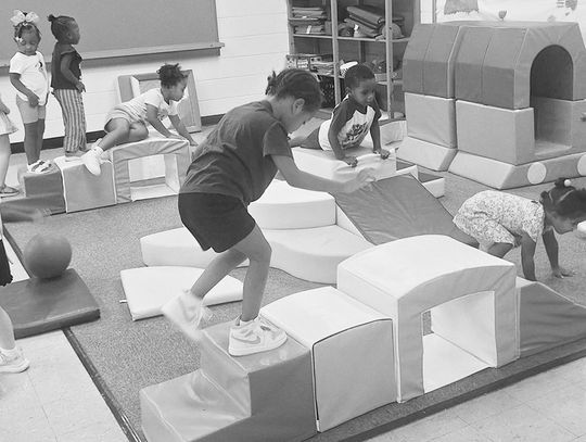 Indoor playground at Head Start