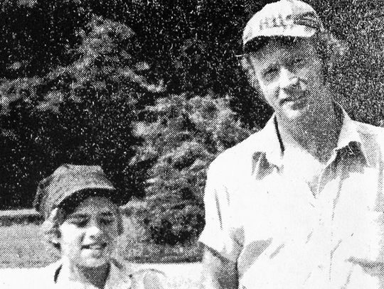 Kannon lands a big bass just like grandpa