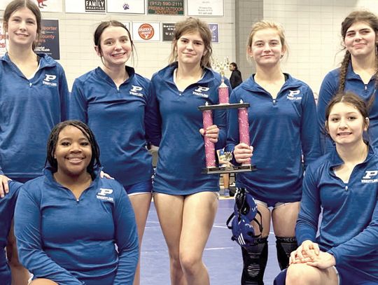 Lady Bear wrestling team are champions