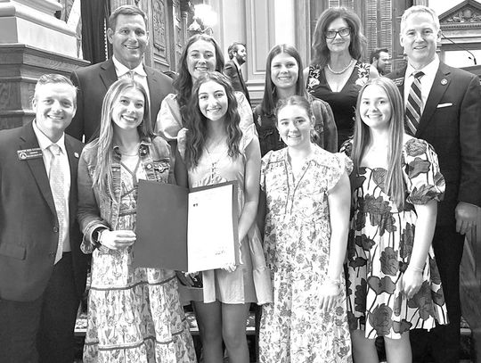 Lady Bears honored at Capitol