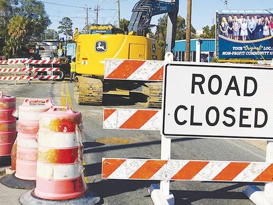 Lee Ave. closed for culvert work