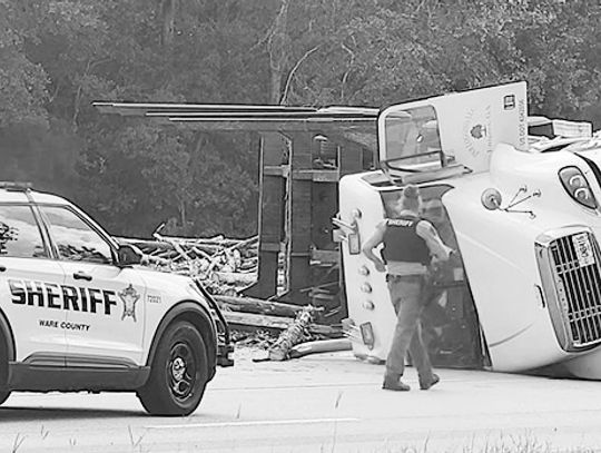 Log truck spill halts Ga. 38 traffic