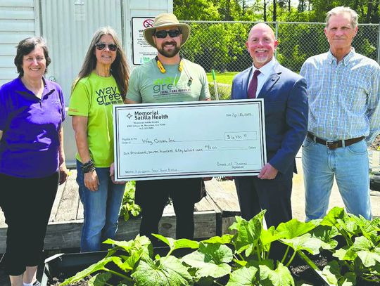 Memorial Satilla, Waygreen partner on hydroponics for community food park