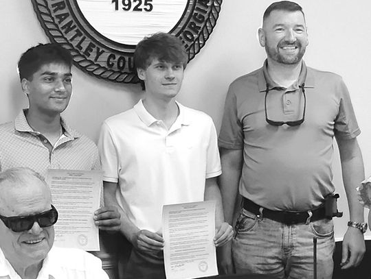 Nahunta City Council honors BCHS Class of ’26 Val and Sal Article upload date: 05/12/2026