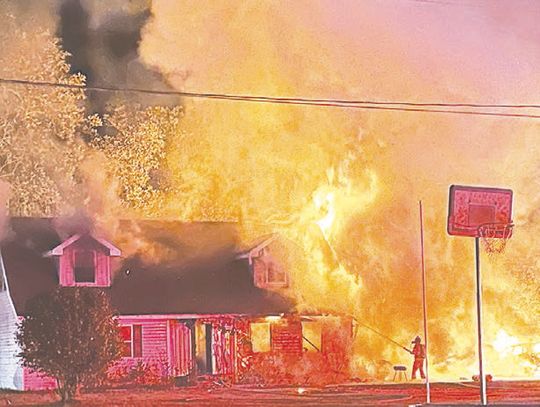 New Year’s Eve fire guts home