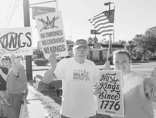 No Kings rally draws local interest