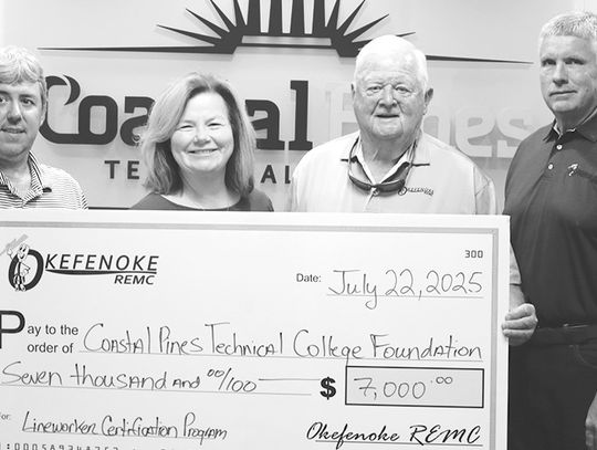 OREMC makes $7,000 donation to Coastal Pines