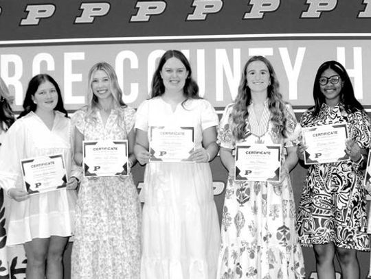 PCHS 2025-2026 Underclassmen Honors