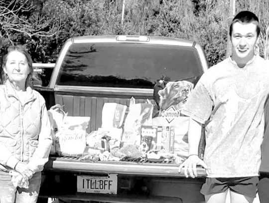 PCHS BETA club donates pet supplies to Allmons All About Animals rescue