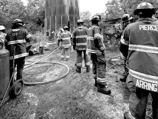 Peacock Dairy Road Barn destroyed by fire Sunday evenning