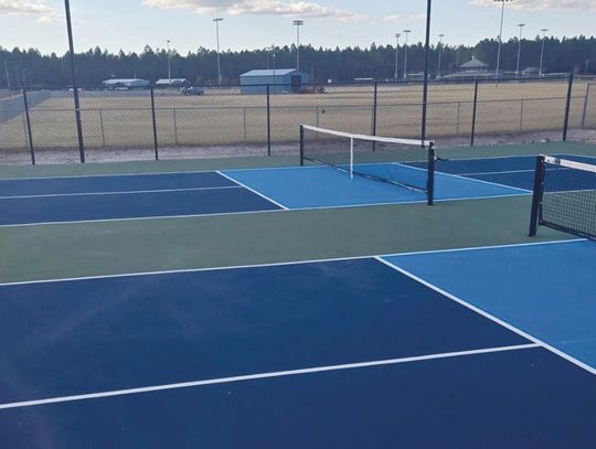 Pickleball courts almost ready