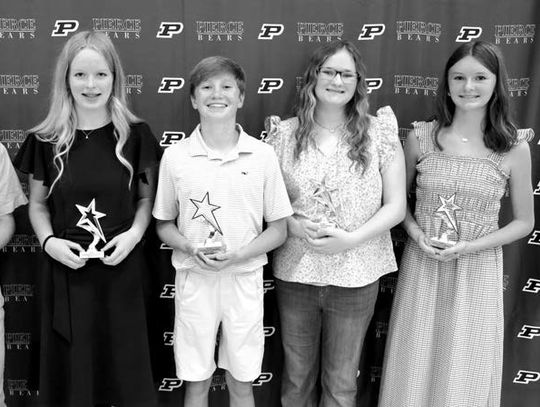 Pierce Middle Eighth Grade Honors Students
