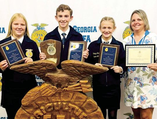 Pierce Middle FFA students win state awards in Macon