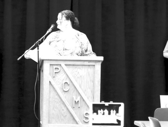 Pierce Middle inducts 96 new Jr. Beta members