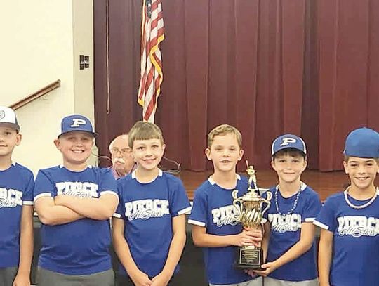 Rec. Dept. 8u Boys Baseball Team honored
