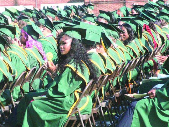 Sanders leads 353 in WCHS ceremony