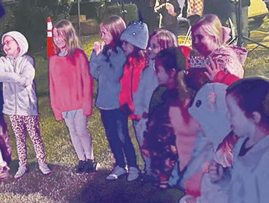 Scenes from Christmas tree lighting