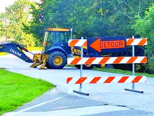 Sinkhole closes Church St.