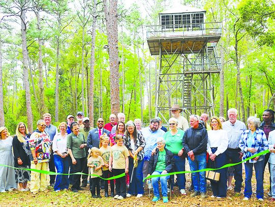 Southern Forest World cuts ribbon on historic fire tower