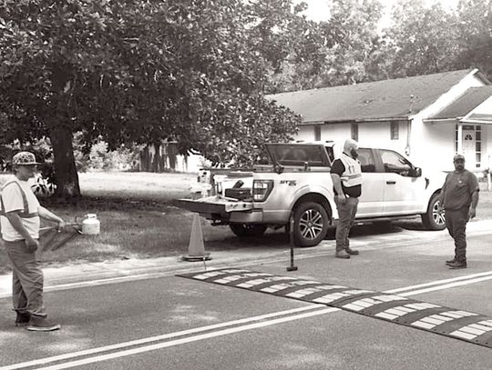 Speed bumps installed in Patterson