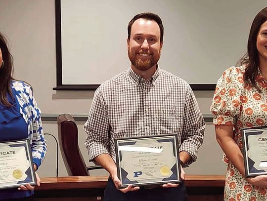 Teachers of the year recognized by BOE