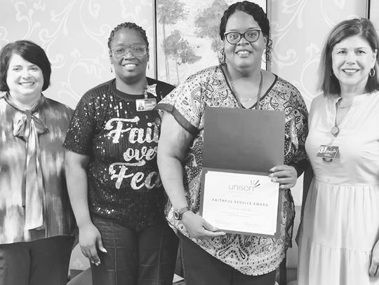 Unison honors White’s service