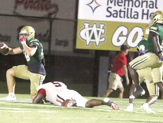 Ware County sinks Pirates’ ship in ‘The Swamp’