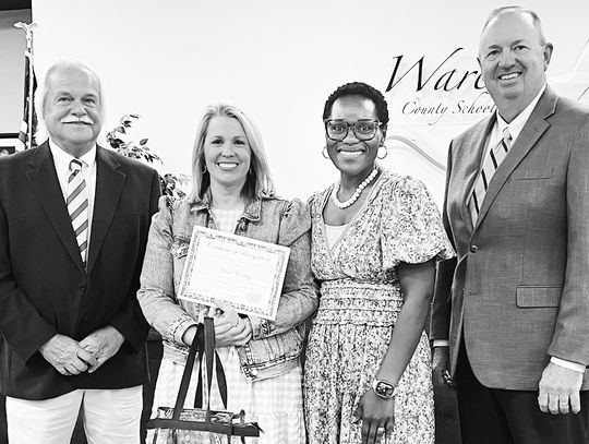 Ware Middle staffers honored