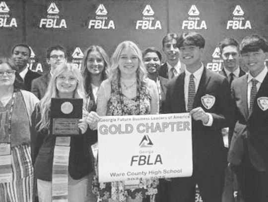 WCHS FBLA awarded Gold Chapter of Year