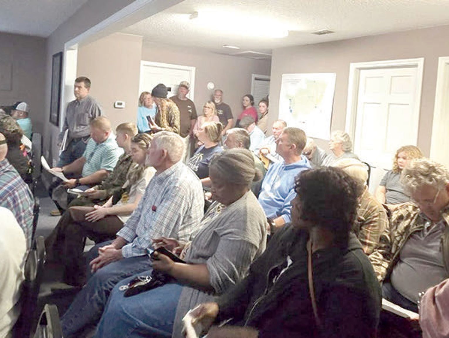 Commission faces large gathering