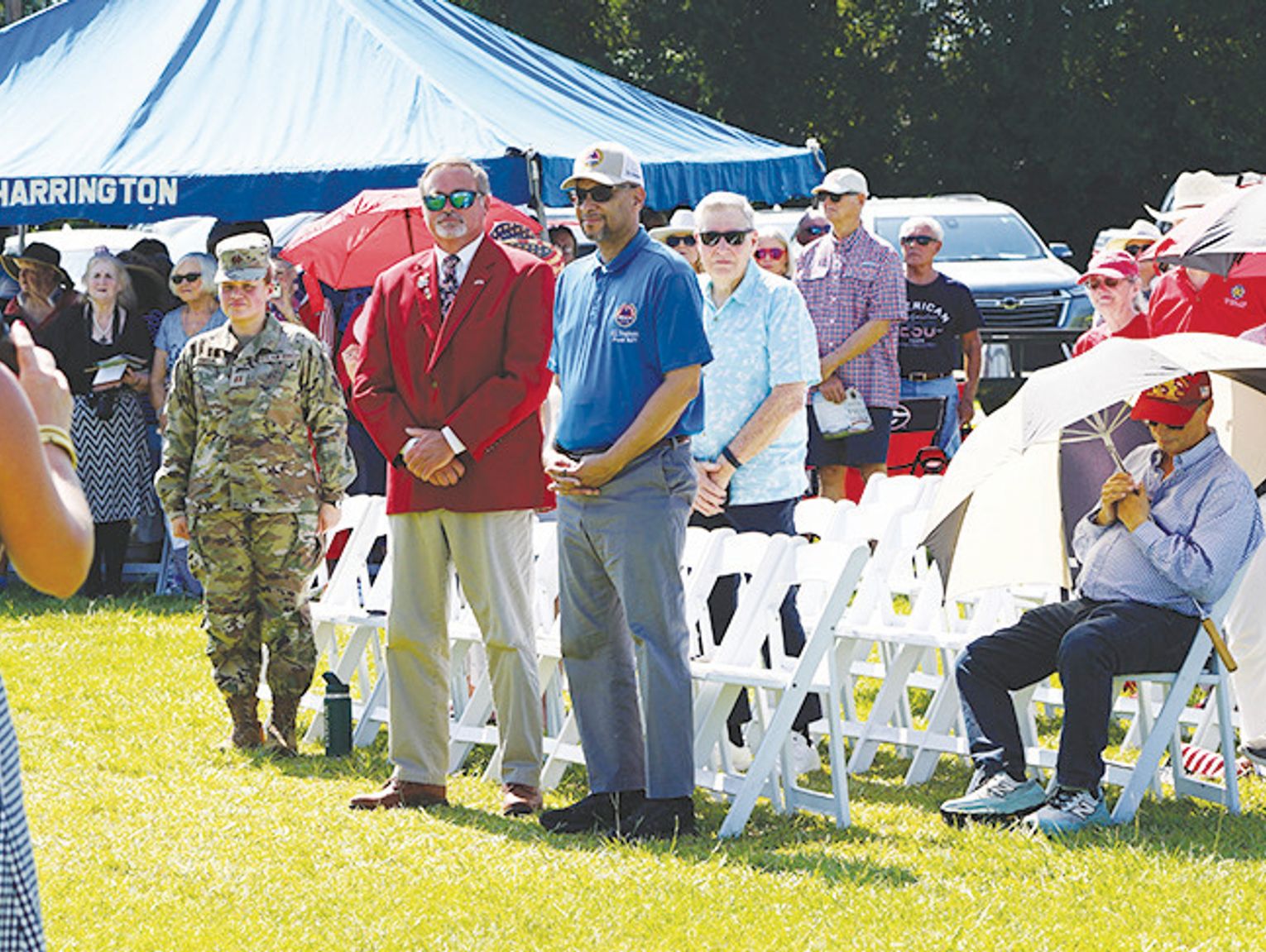 Flags spark varied emotions among program’s attendees