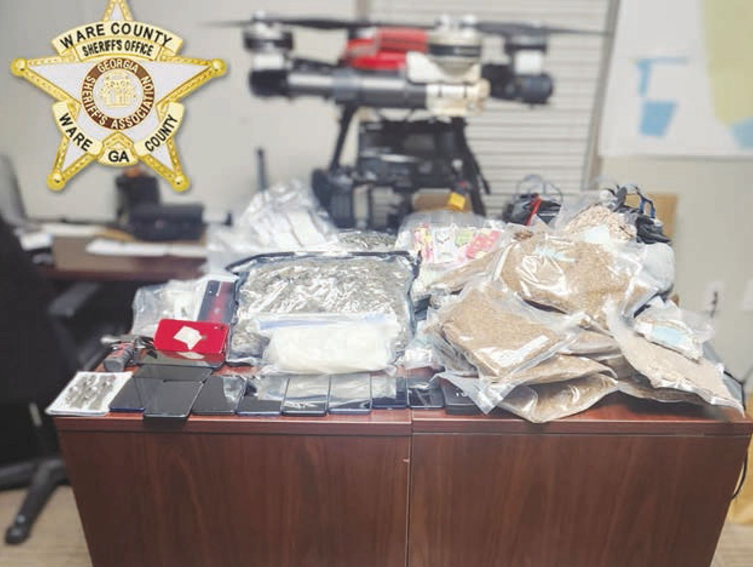 Man’s arrest leads to drugs, drone recovery in Ware County