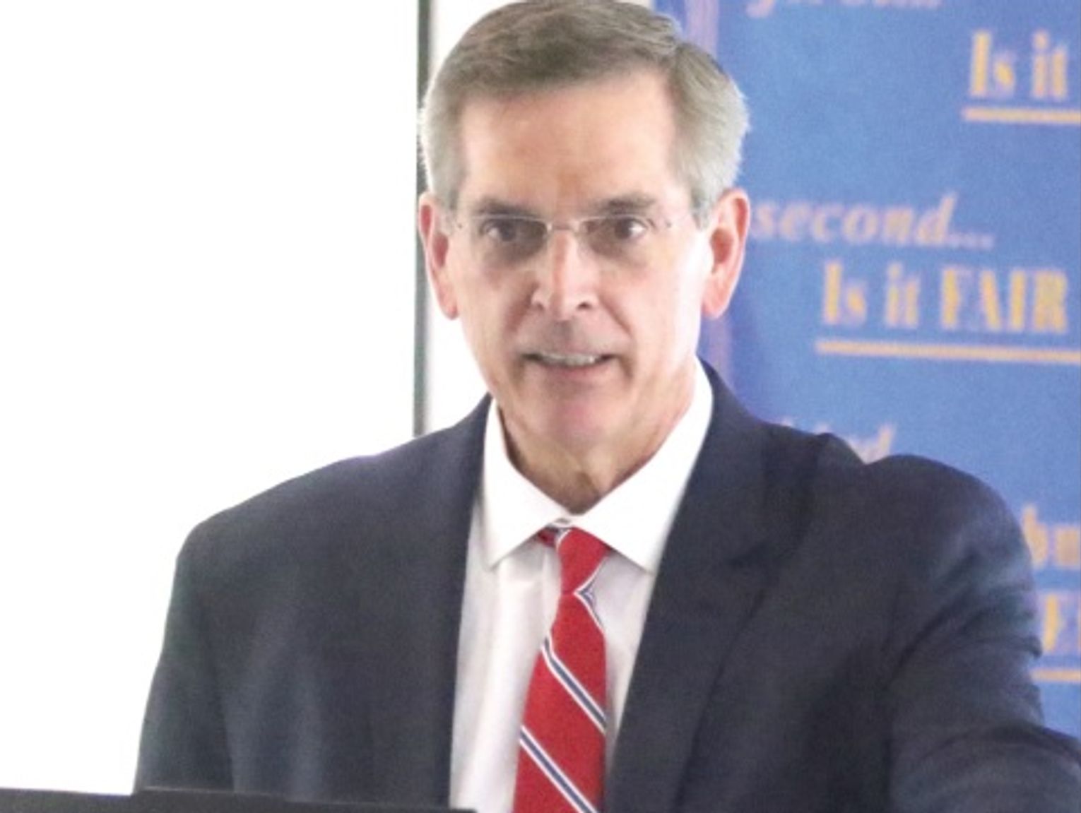 Raffensperger talks about his position